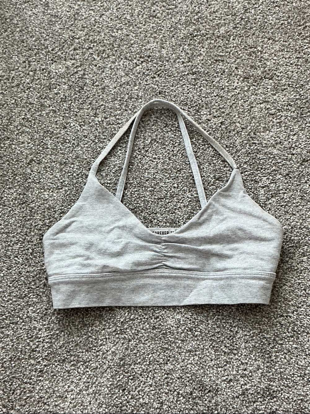 Forever 21 Gray Seamless Bralette
